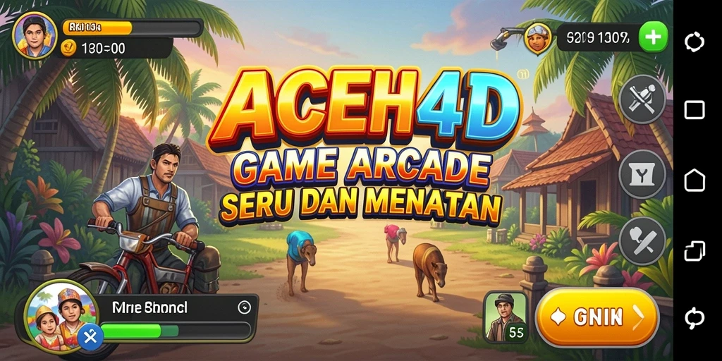Gameplay seru dan penuh tantangan di ACEH4D.