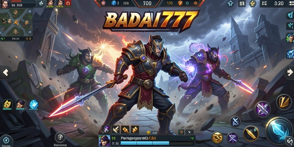 Tampilan permainan seru BADAI777 dengan grafik menawan.