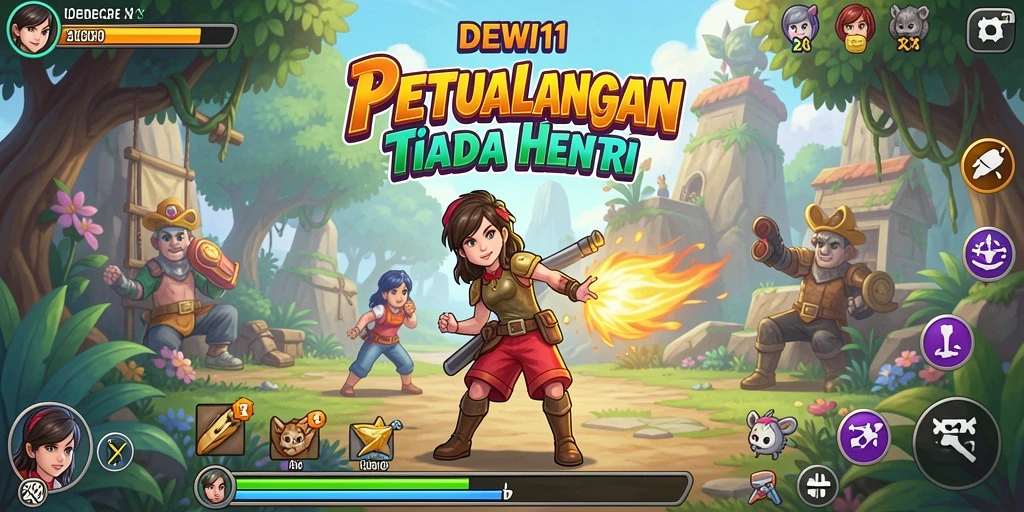Gameplay seru DEWI11 yang penuh tantangan dan keseruan.