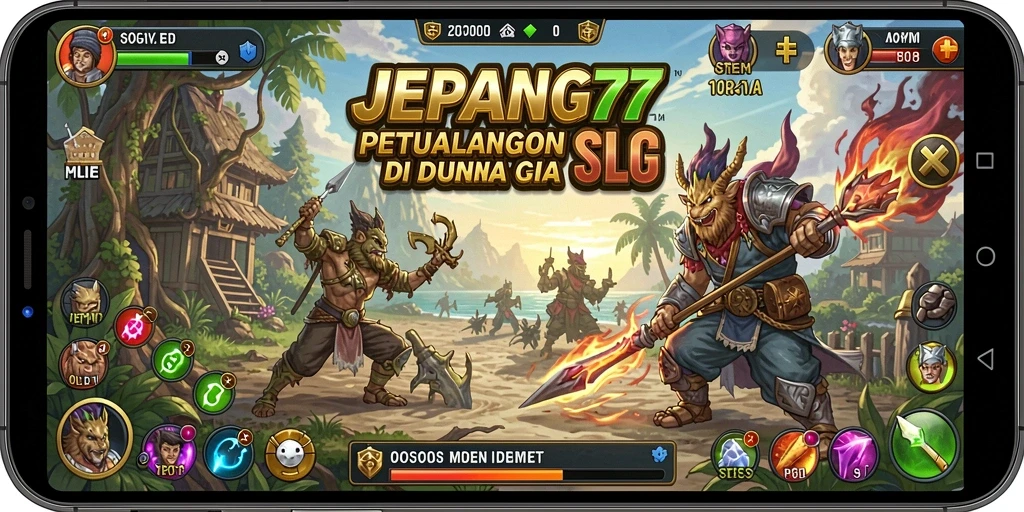 Screenshot JEPANG77 menampilkan aksi intens pertempuran strategis.
