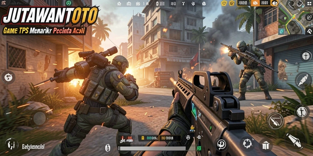 Screenshot tampilan gameplay JUTAWANTOTO yang menampilkan aksi seru.