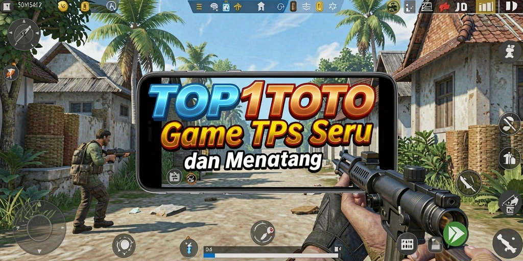 Tampilan aksi intens di gameplay TPS TOP1TOTO.