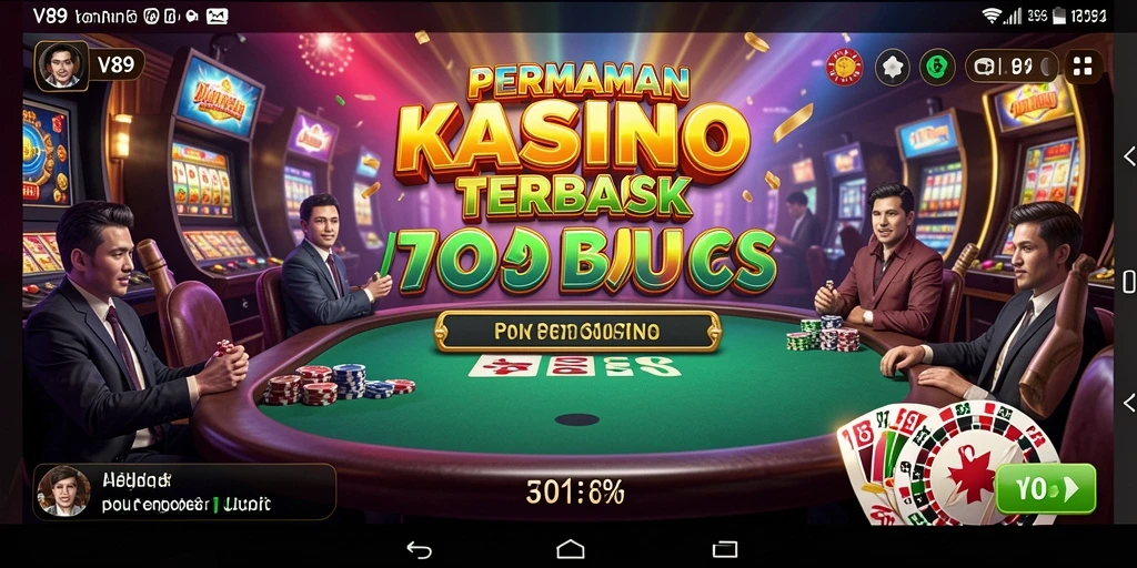 Tampilan menarik dari gameplay Kasino V89 yang seru dan interaktif.